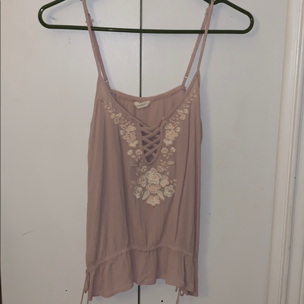 Pink Floral tank